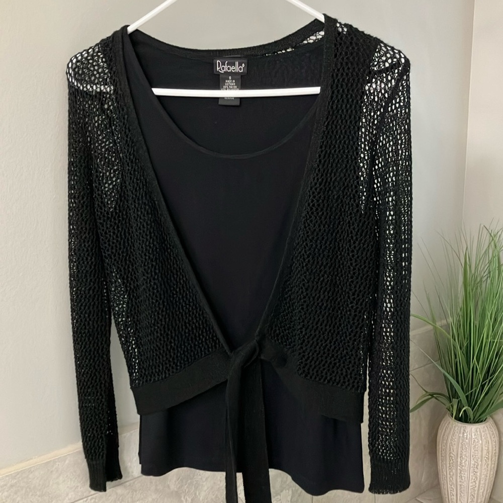 Rafaella Crocheted Jacket and Shell.